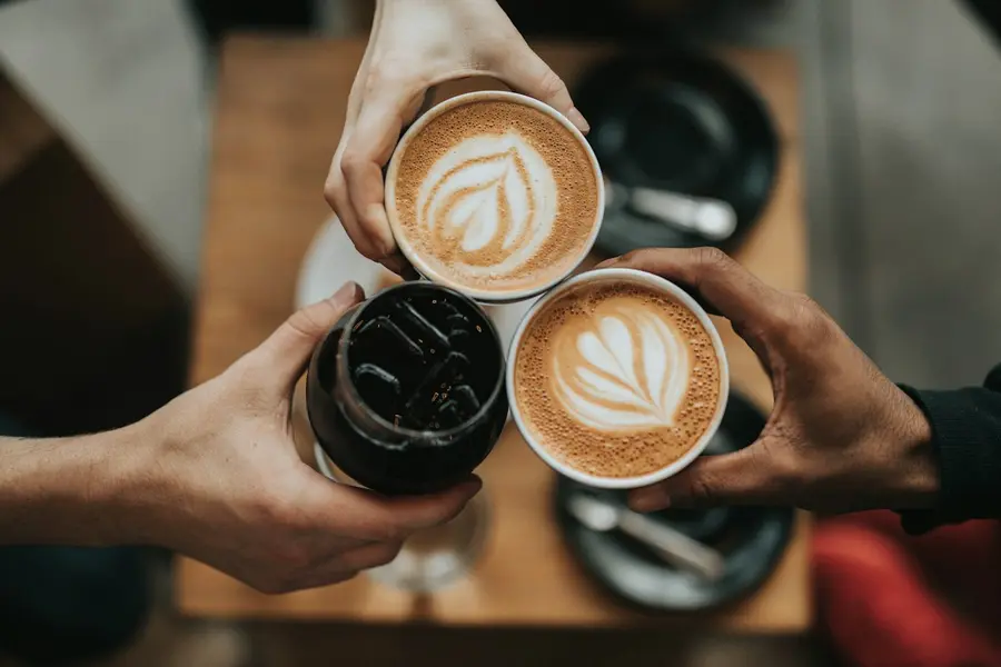 Fresh coffee being brewed at the academy